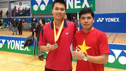Badminton player placed 7th in the world